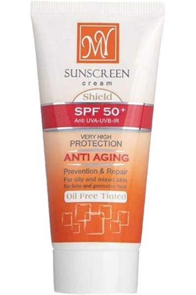 مای My کرم ضد آفتاب ضد چروک رنگی فاقد چربی SPF 50 مای 50ml